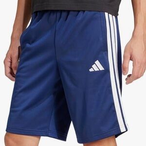Adidas Men's Navy Blue Sports Shorts